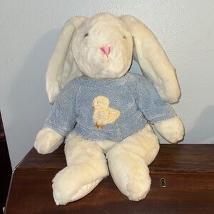 Retired Commonwealth Toy & Novelty Co. 2001 Plush Stuffed Bunny Easter